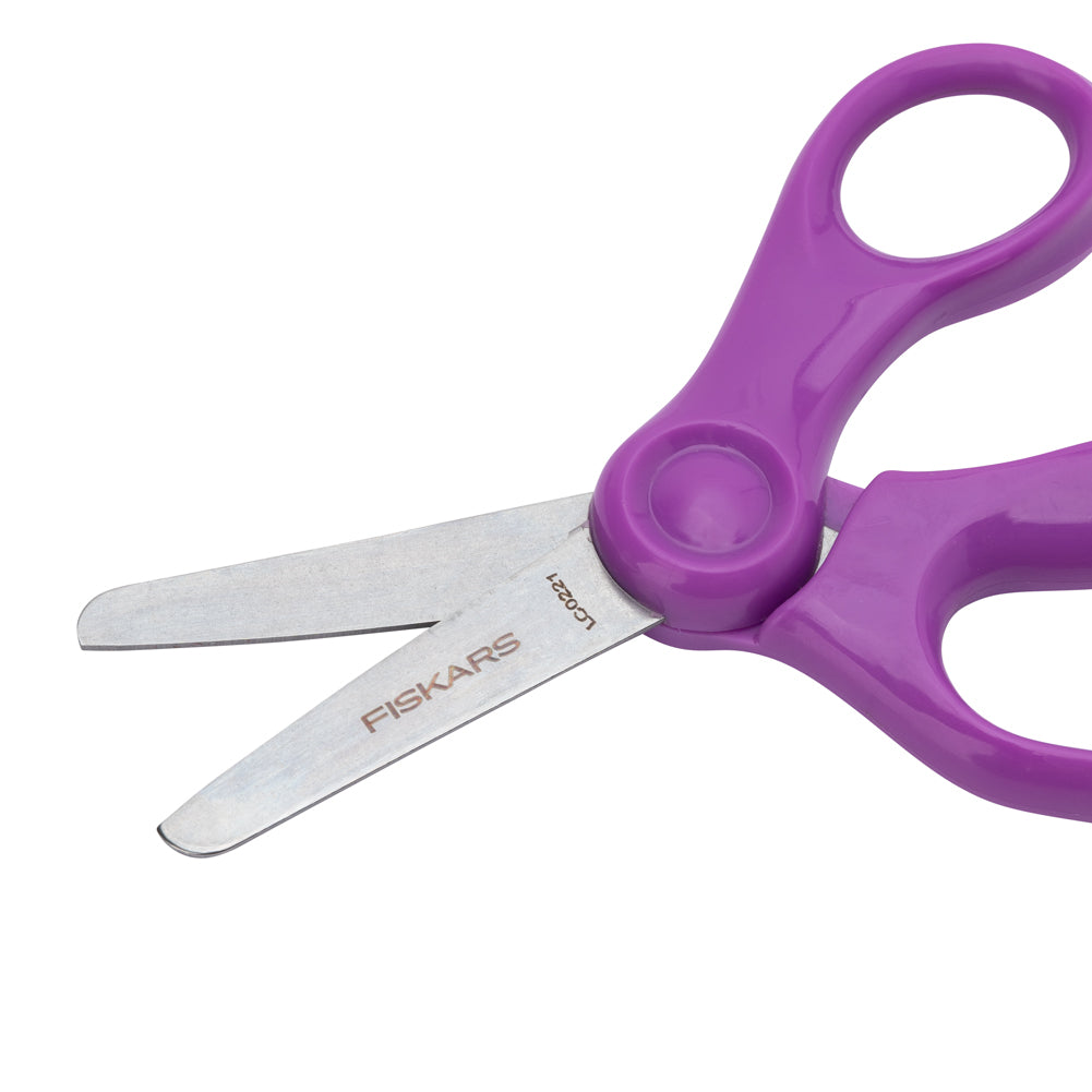 Safety Edge Blunt-Tip Kid's Scissors by Fiskars - Assorted Neon Colors Safety Edge Blunt-Tip Kid's Scissors by Fiskars - Assorted Neon Colors