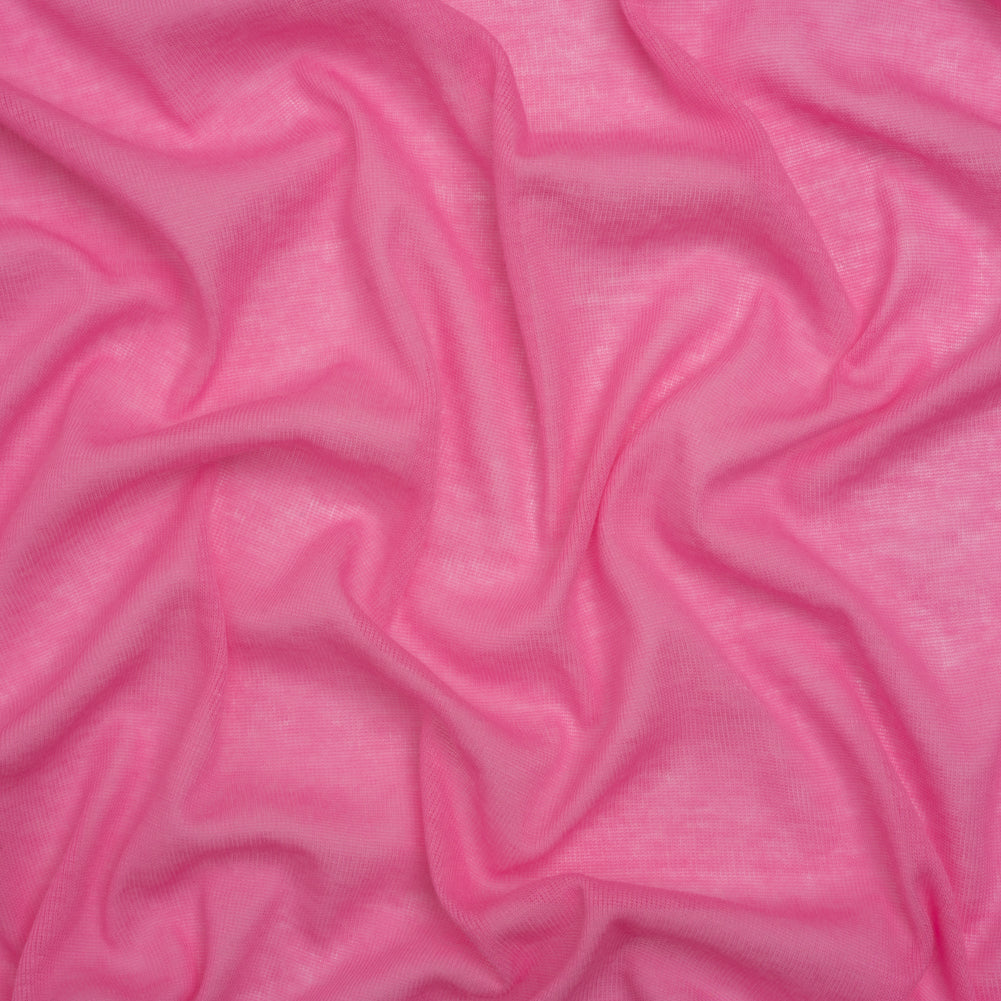 Featherweight Rayon Interlock Knit - Pink - Designer Deadstock Featherweight Rayon Interlock Knit - Pink - Designer Deadstock