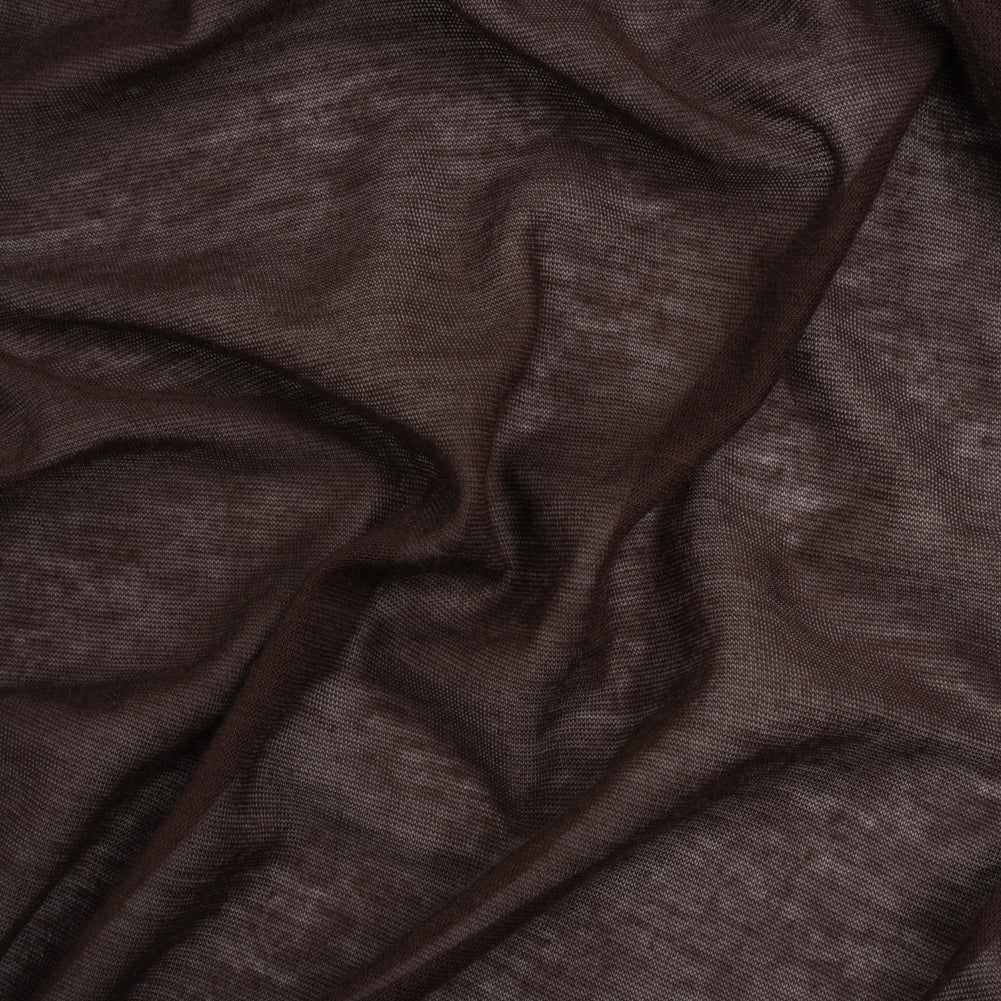 Featherweight Rayon Jersey - Dark Brown - Designer Deadstock Featherweight Rayon Jersey - Dark Brown - Designer Deadstock