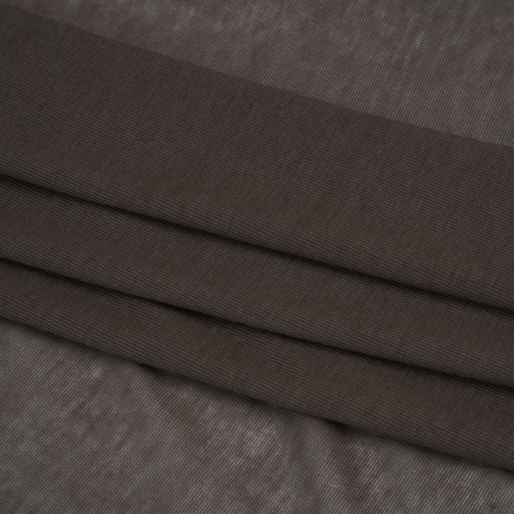 Lightweight Rayon Interlock Knit - Dark Gray - Designer Deadstock Folded Lightweight Rayon Interlock Knit - Dark Gray - Designer Deadstock Folded