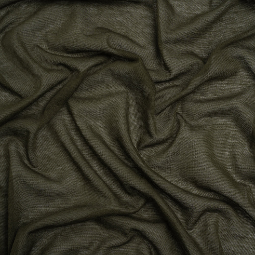 Featherweight Rayon Jersey - Army Green - Designer Deadstock Featherweight Rayon Jersey - Army Green - Designer Deadstock