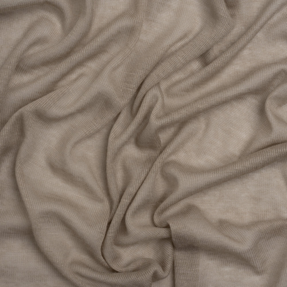 Lightweight Polyester Interlock Knit - Harbor Gray - Designer Deadstock Lightweight Polyester Interlock Knit - Harbor Gray - Designer Deadstock