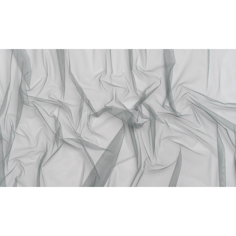 Polyester Tulle - Steel Gray - Designer Deadstock Polyester Tulle - Steel Gray - Designer Deadstock