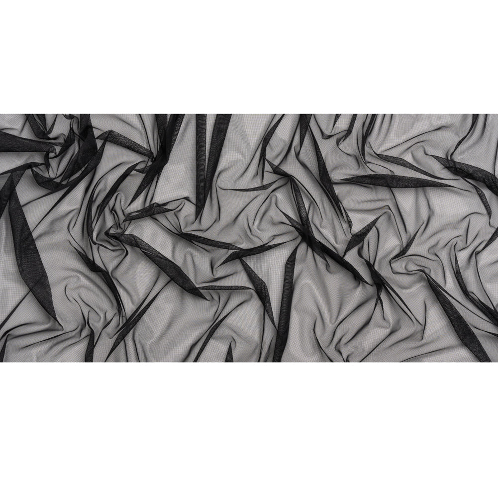 Polyester Mesh - Black - Designer Deadstock - Full Polyester Mesh - Black - Designer Deadstock - Full
