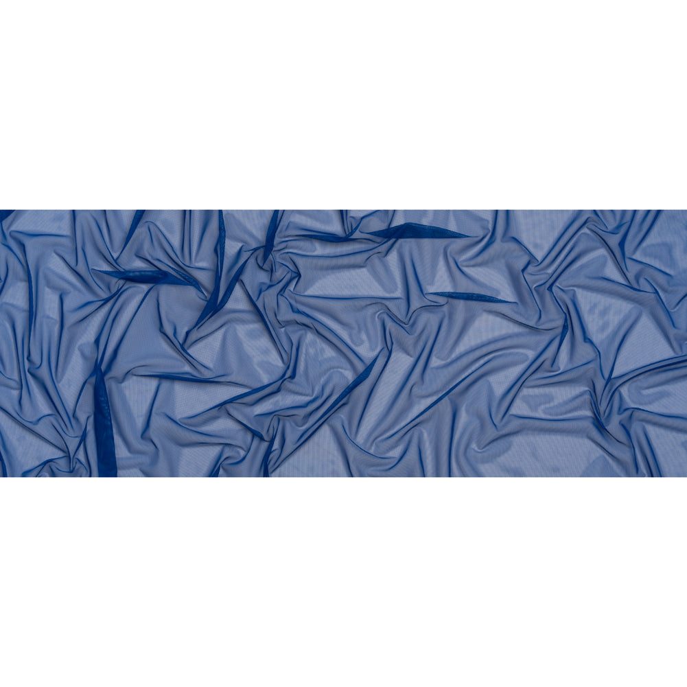 Polyester Stretch Mesh - Cobalt Blue - Designer Deadstock Polyester Stretch Mesh - Cobalt Blue - Designer Deadstock