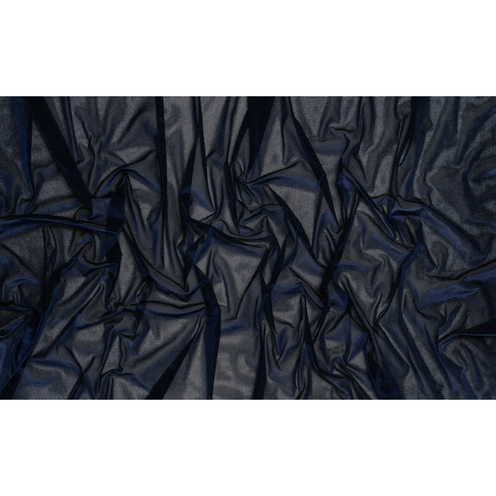 Mesh Velour - Navy - Designer Deadstock - Full Mesh Velour - Navy - Designer Deadstock - Full