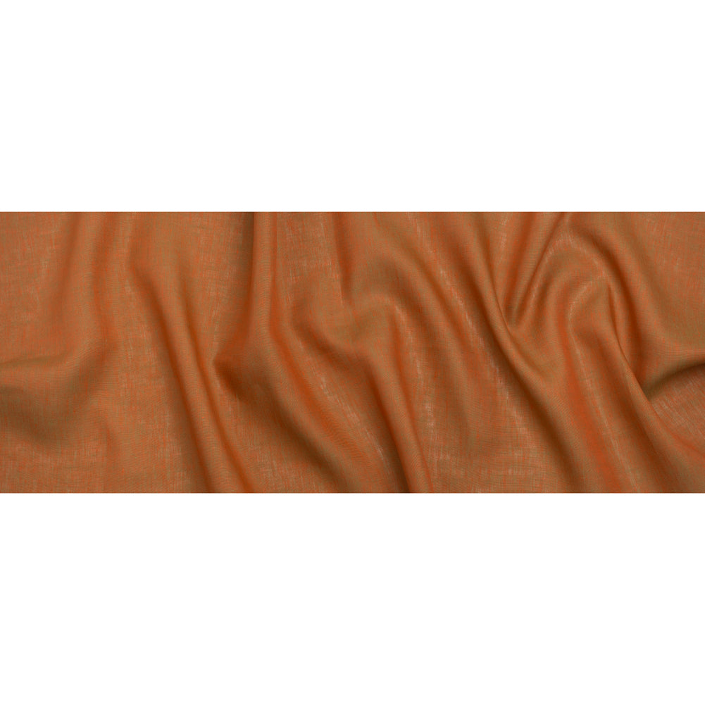 Two-Tone Medium Weight Linen Woven - Orange and Lime Green Full Two-Tone Medium Weight Linen Woven - Orange and Lime Green Full