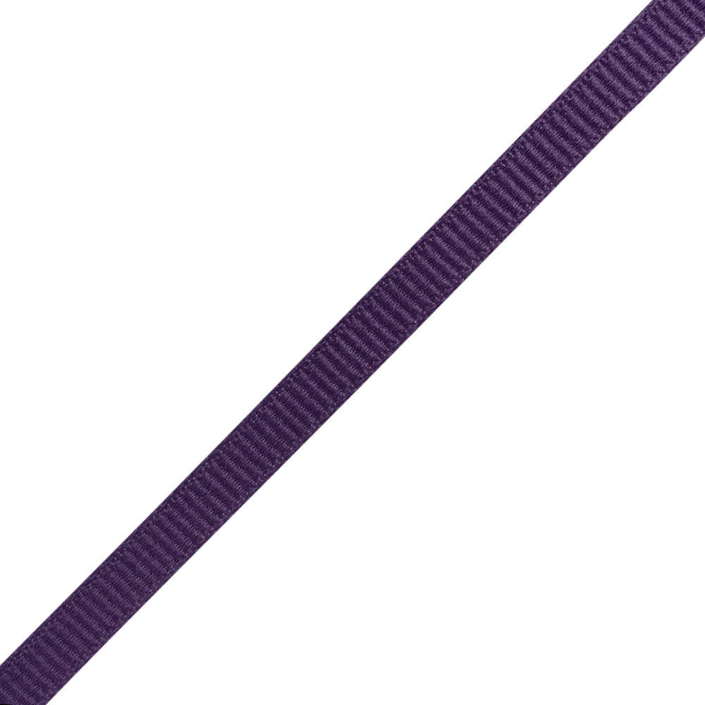 Grosgrain Ribbon - 5mm - Purple - Folded Grosgrain Ribbon - 5mm - Purple - Folded