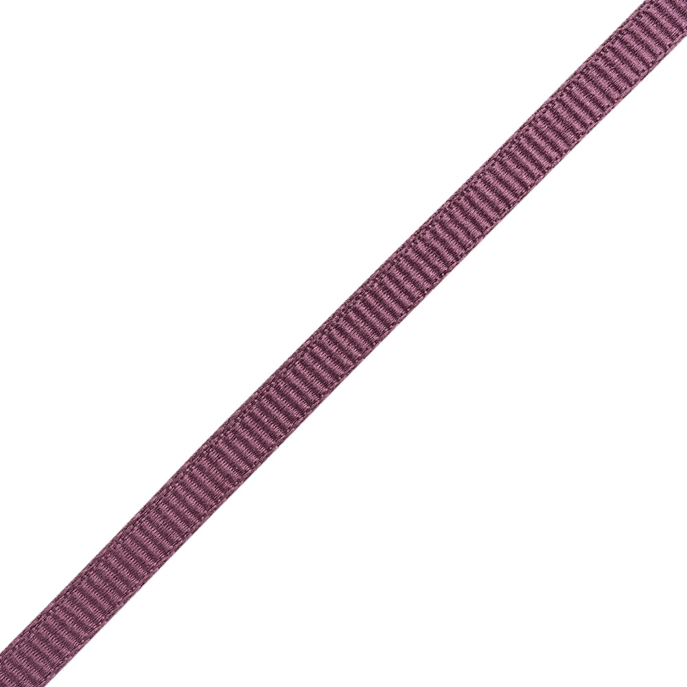 Grosgrain Ribbon - 5mm - Grape - Folded Grosgrain Ribbon - 5mm - Grape - Folded