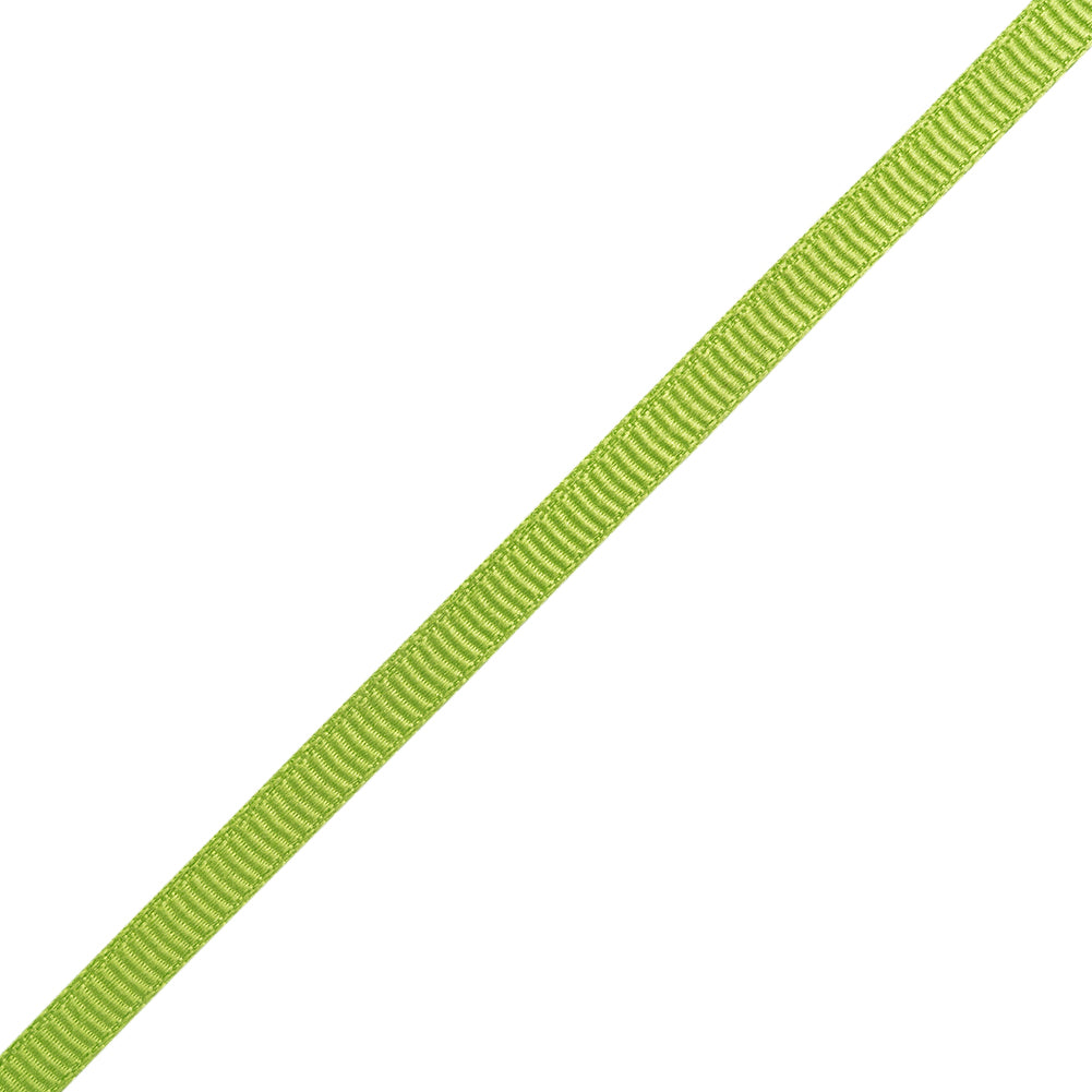 Grosgrain Ribbon - 5mm - Green - Folded Grosgrain Ribbon - 5mm - Green - Folded