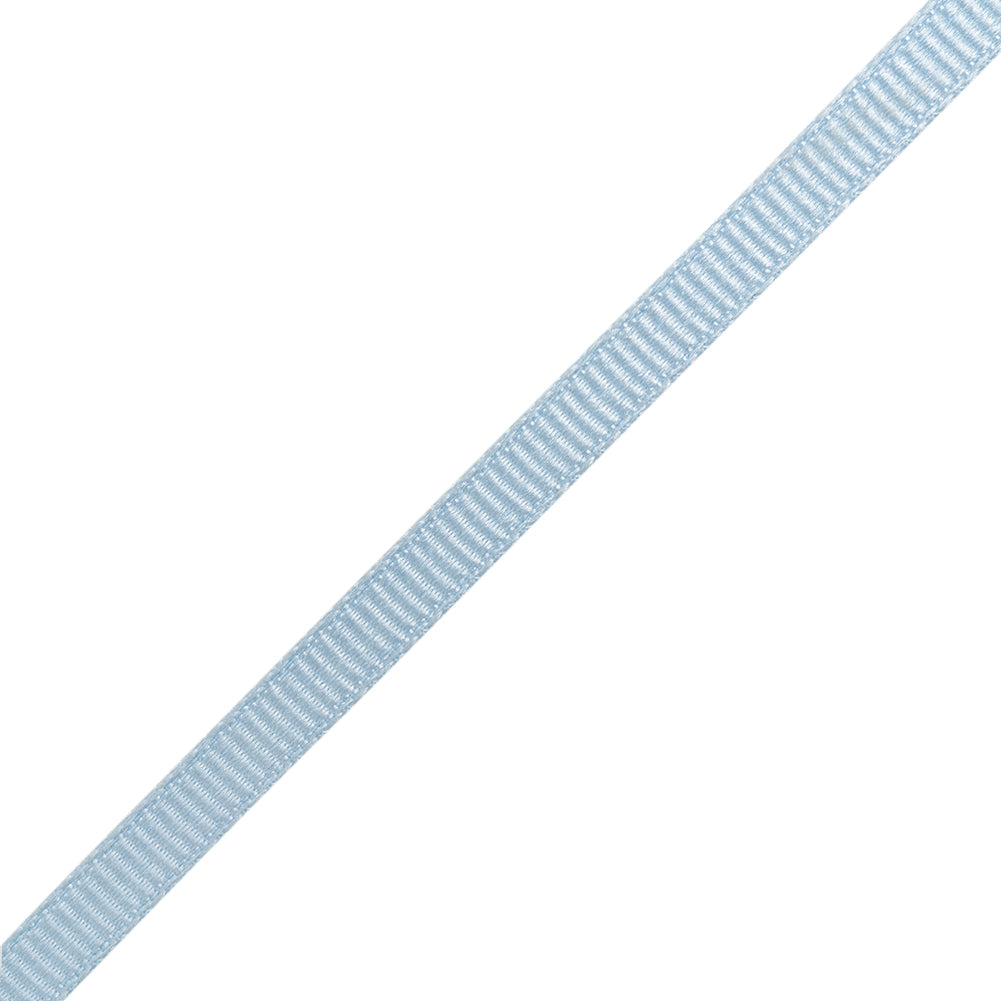 Grosgrain Ribbon - 5mm - Baby Blue - Folded Grosgrain Ribbon - 5mm - Baby Blue - Folded