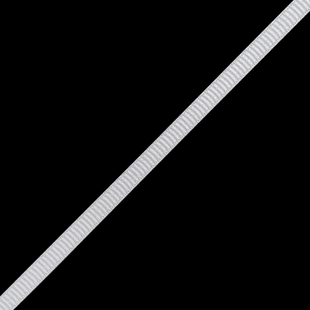 Grosgrain Ribbon - 5mm - White Grosgrain Ribbon - 5mm - White