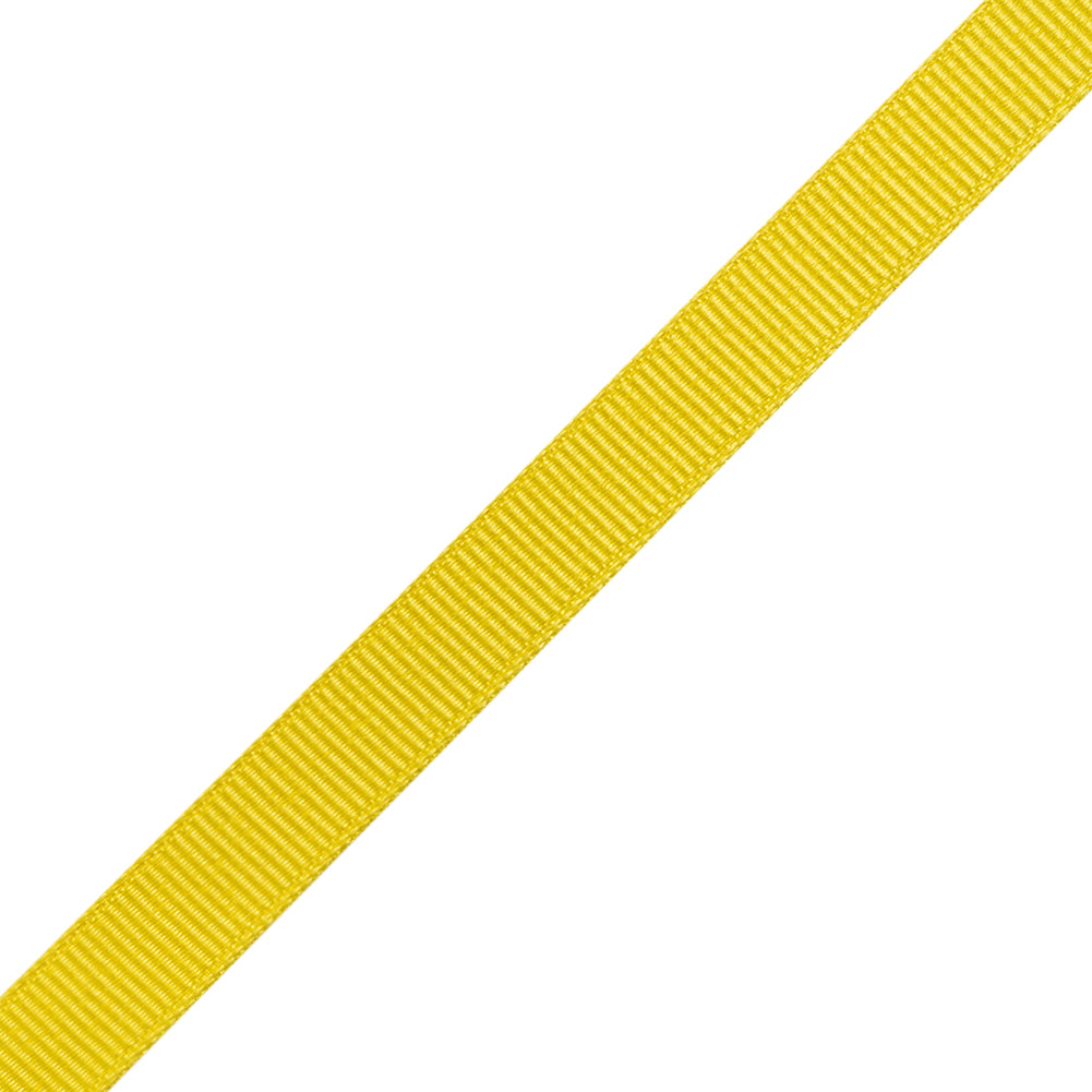Grosgrain Ribbon - 10mm - Sunshine Yellow Grosgrain Ribbon - 10mm - Sunshine Yellow