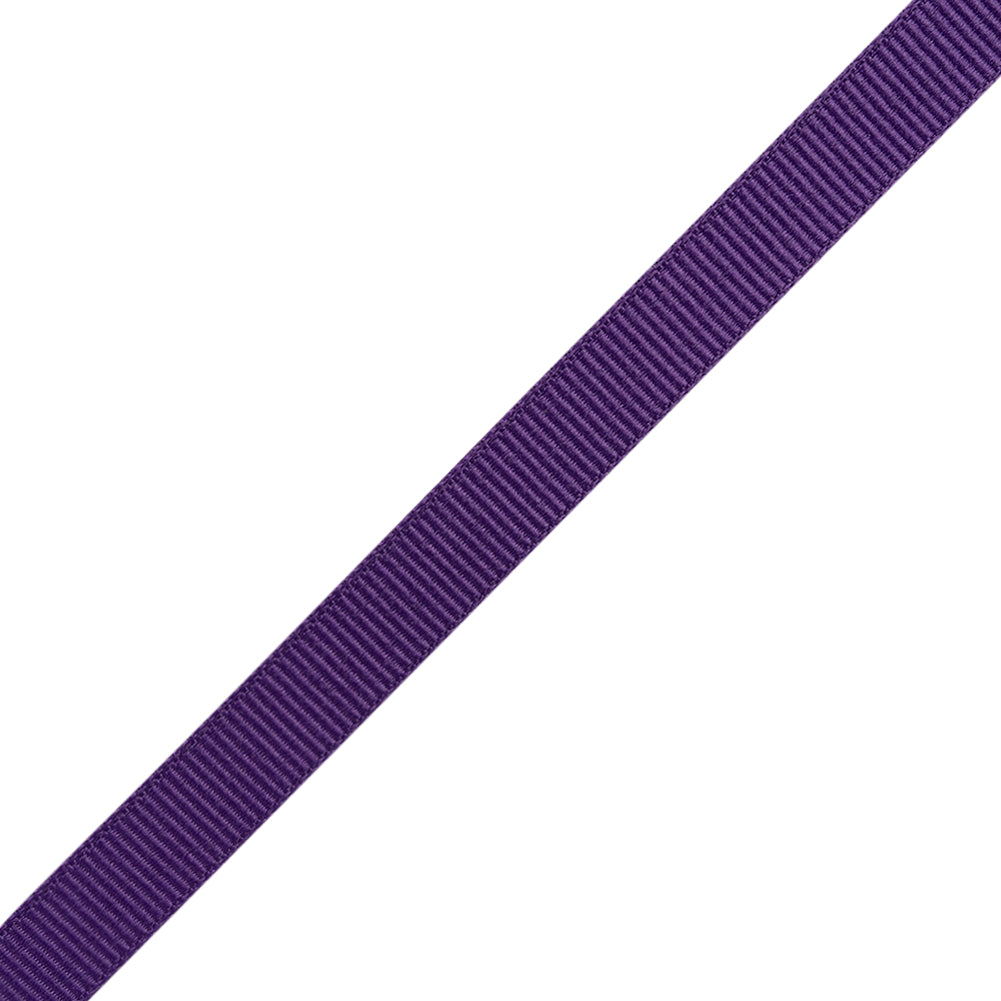 Grosgrain Ribbon - 10mm - Purple - Folded Grosgrain Ribbon - 10mm - Purple - Folded