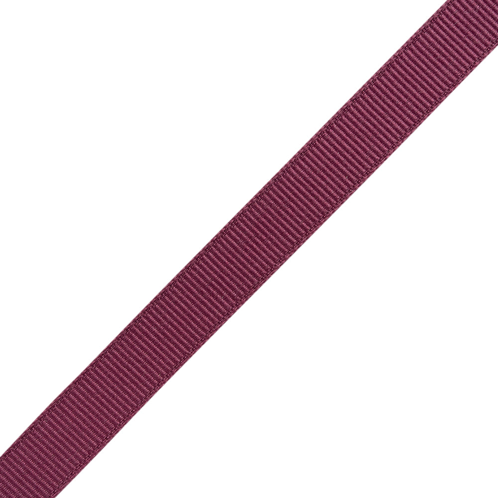 Grosgrain Ribbon - 10mm - Plum - Folded Grosgrain Ribbon - 10mm - Plum - Folded