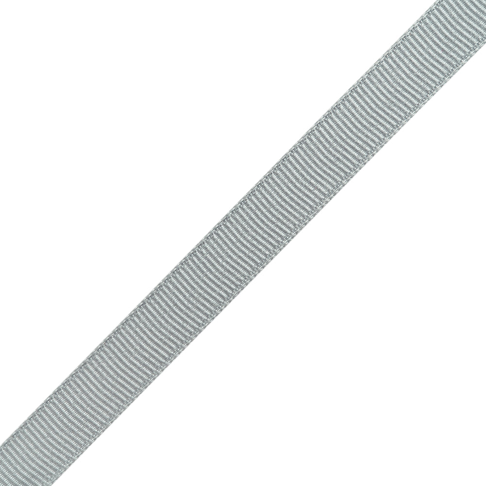 Grosgrain Ribbon - 10mm - Silver Grosgrain Ribbon - 10mm - Silver
