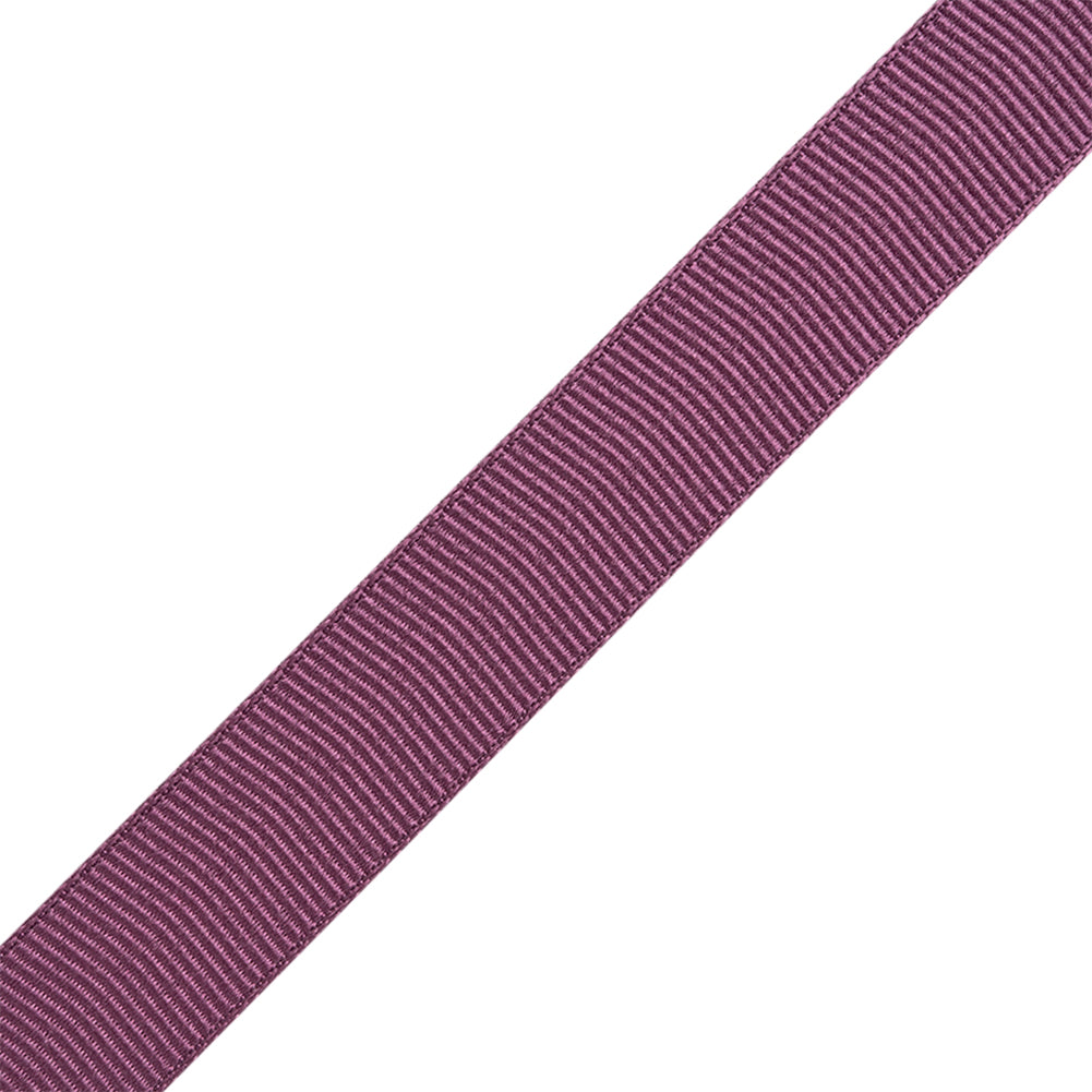 Grosgrain Ribbon - 15mm - Grape - Folded Grosgrain Ribbon - 15mm - Grape - Folded