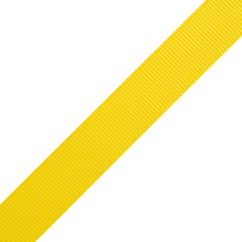 Grosgrain Ribbon - 15mm - Sunshine Yellow Grosgrain Ribbon - 15mm - Sunshine Yellow