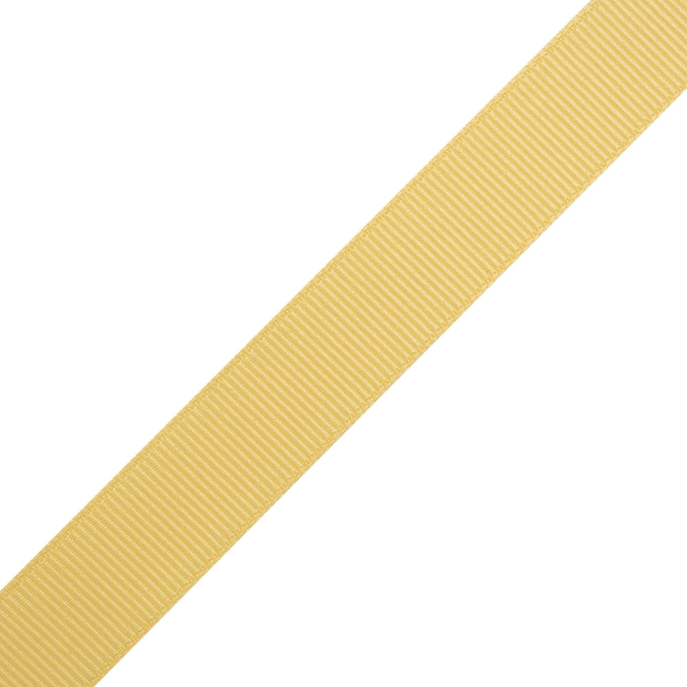 Grosgrain Ribbon - 15mm - Light Yellow Grosgrain Ribbon - 15mm - Light Yellow