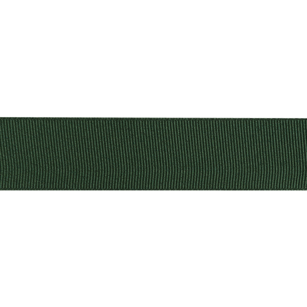 Grosgrain Ribbon - 25mm - Forest - Folded Grosgrain Ribbon - 25mm - Forest - Folded