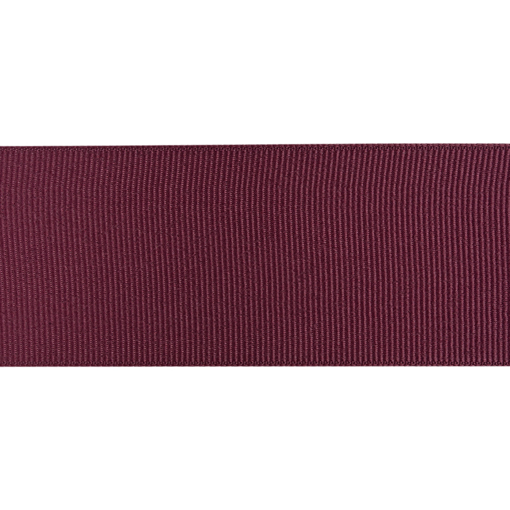Grosgrain Ribbon - 40mm - Plum - Folded Grosgrain Ribbon - 40mm - Plum - Folded
