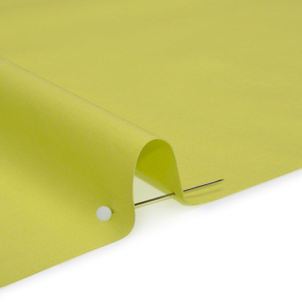 Stretch Cotton Poplin - Spring Green - Designer Deadstock - Detail Stretch Cotton Poplin - Spring Green - Designer Deadstock - Detail