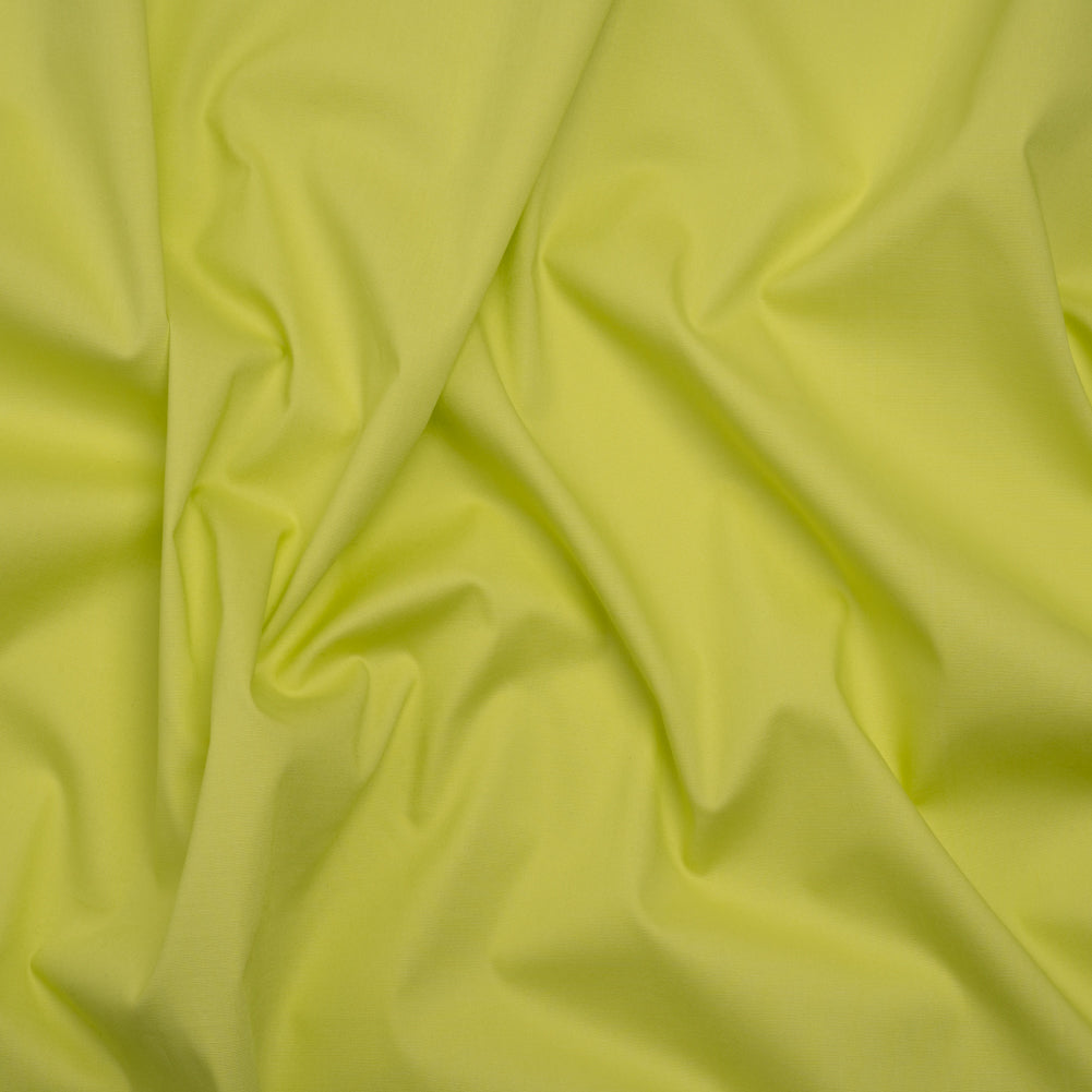 Stretch Cotton Poplin - Spring Green - Designer Deadstock Stretch Cotton Poplin - Spring Green - Designer Deadstock