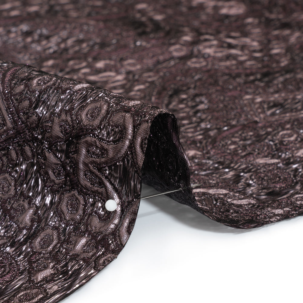 Metallic Luxury Brocade - Dusk Purple Fancy Chandeliers Metallic Luxury Brocade - Dusk Purple Fancy Chandeliers