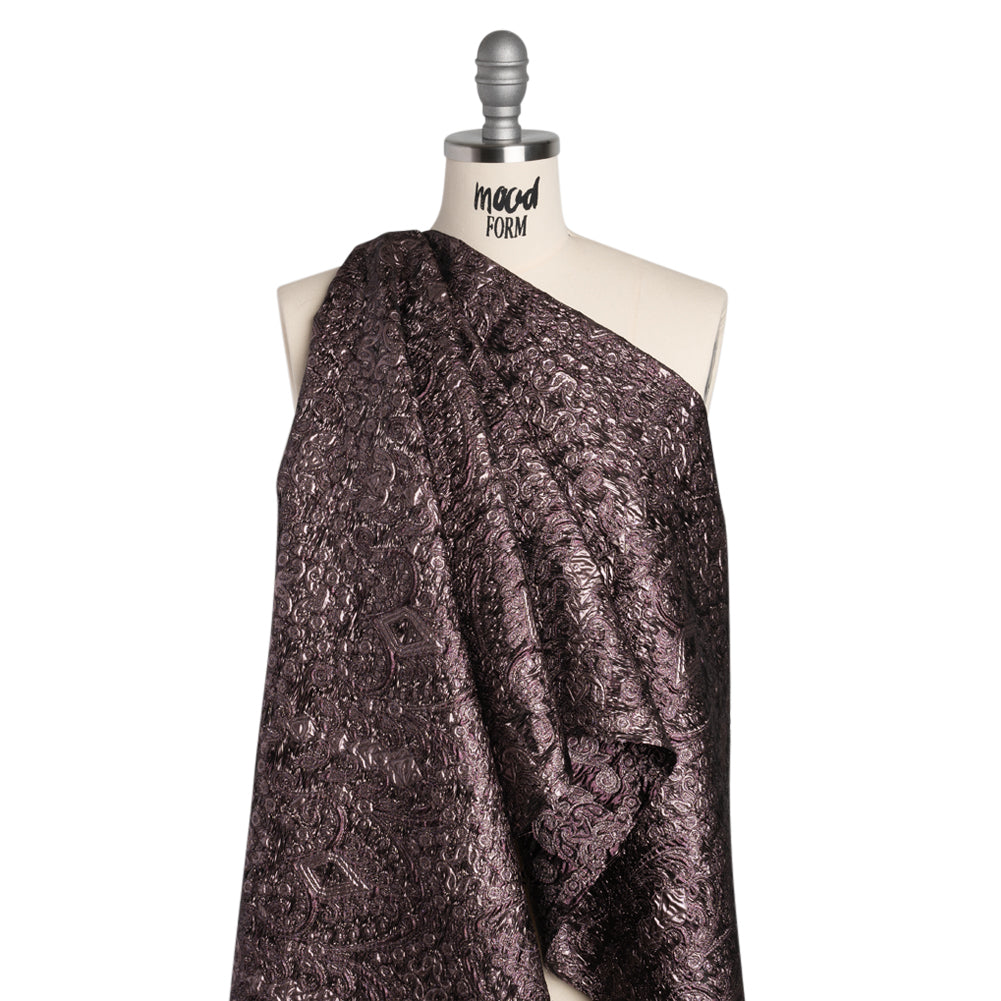 Metallic Luxury Brocade - Dusk Purple Fancy Chandeliers Metallic Luxury Brocade - Dusk Purple Fancy Chandeliers