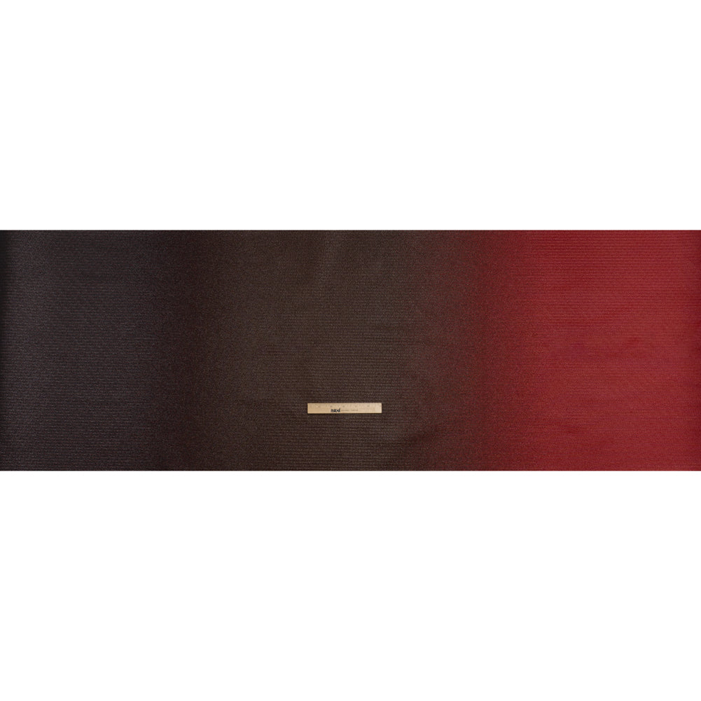Metallic Luxury Brocade - Red and Black Crackled Ombre Metallic Luxury Brocade - Red and Black Crackled Ombre