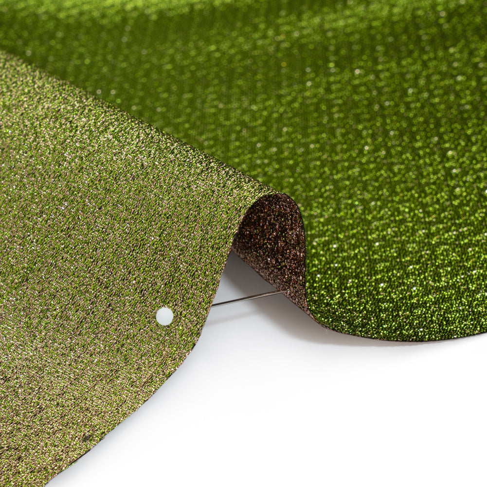 Metallic Luxury Brocade - Lime Green and Gold Crackled Ombre Metallic Luxury Brocade - Lime Green and Gold Crackled Ombre
