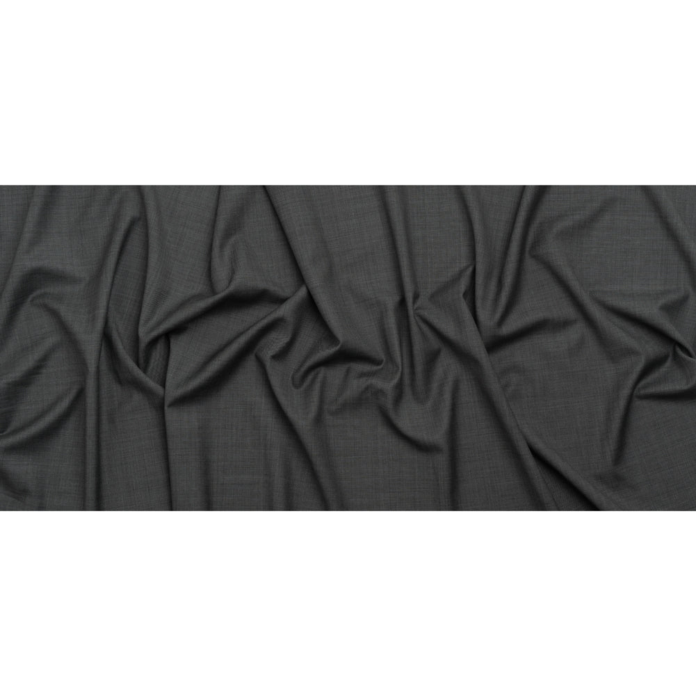 Wool Twill Suiting - Heathered Gray - Deadstock Wool Twill Suiting - Heathered Gray - Deadstock