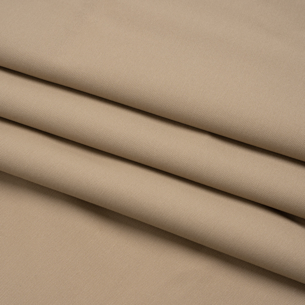 Stretch Cotton Twill - Hummus Beige - Deadstock Stretch Cotton Twill - Hummus Beige - Deadstock