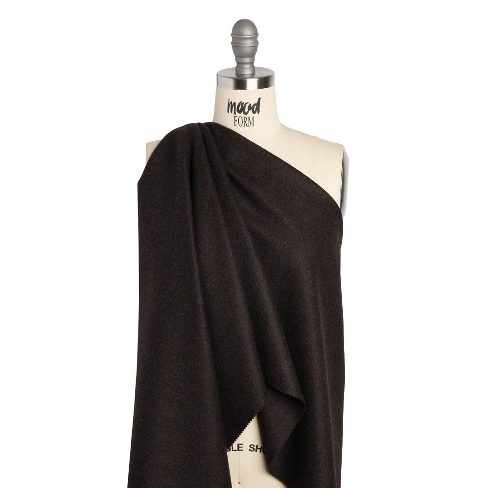 Felted Wool Blend Coating - Brown - Elliot Collection Felted Wool Blend Coating - Brown - Elliot Collection