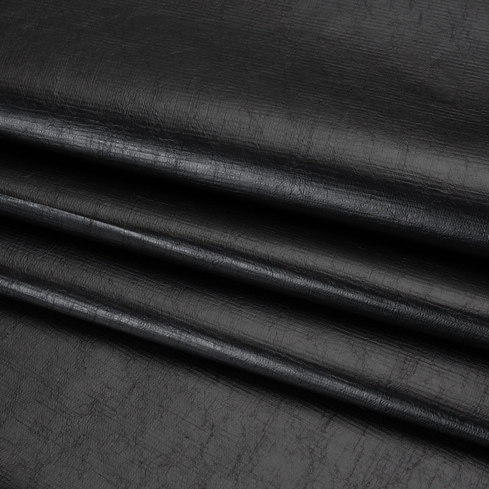 PU Coated Tyvek - Shiny Black PU Coated Tyvek - Shiny Black