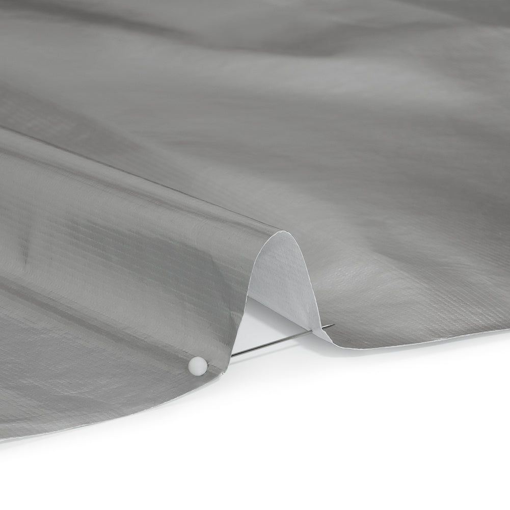 PU Coated Tyvek - Shiny Silver - Detail PU Coated Tyvek - Shiny Silver - Detail