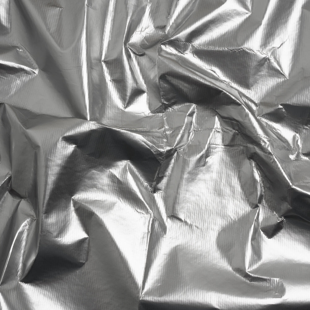PU Coated Tyvek - Shiny Silver PU Coated Tyvek - Shiny Silver
