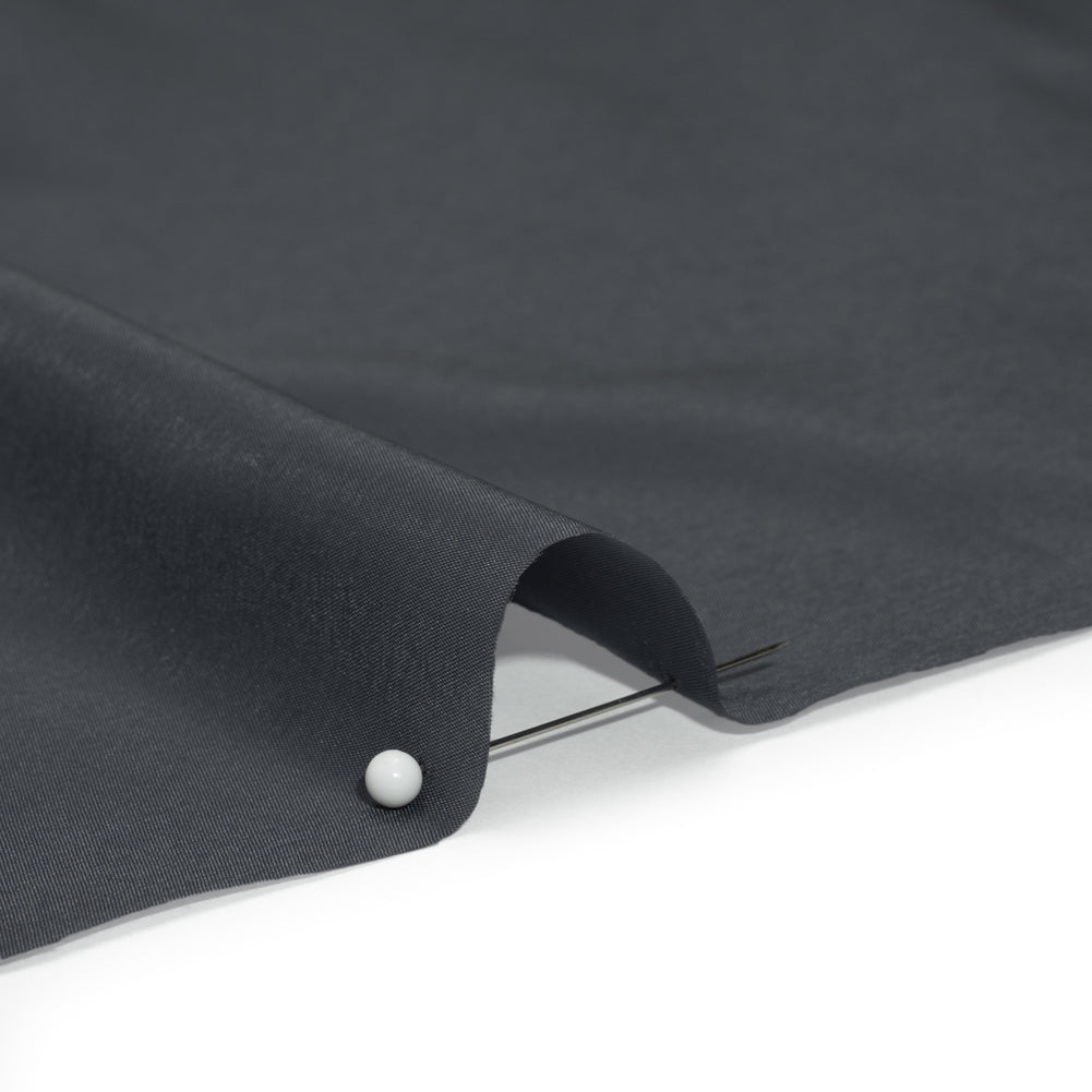 Stretch Polyester Twill Lining - Charcoal - Josephine Collection Stretch Polyester Twill Lining - Charcoal - Josephine Collection