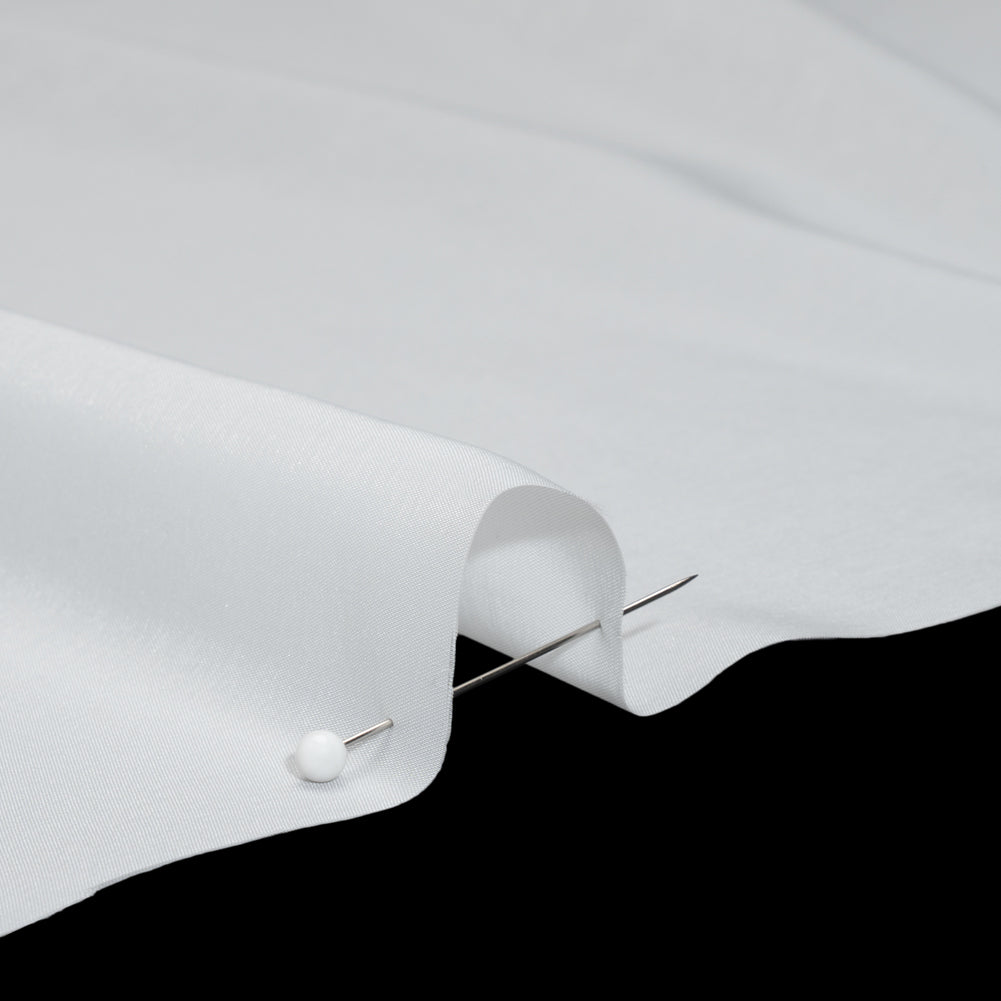 Stretch Polyester Twill Lining - White - Josephine Collection Stretch Polyester Twill Lining - White - Josephine Collection