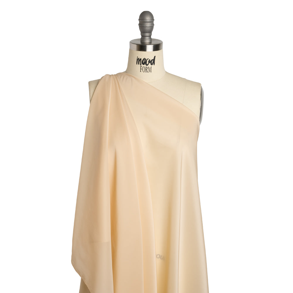 Stretch Polyester Twill Lining - Nude - Josephine Collection Stretch Polyester Twill Lining - Nude - Josephine Collection