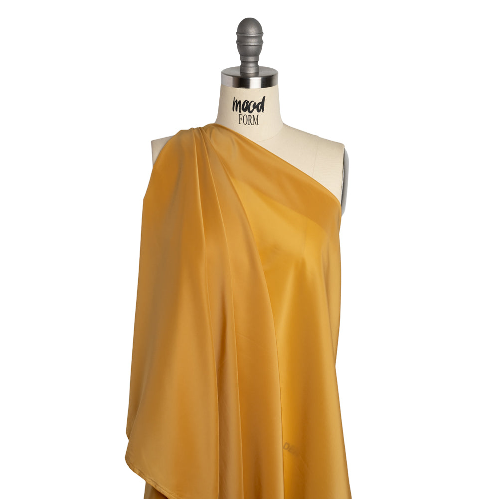 Stretch Polyester Twill Lining - Gold - Josephine Collection Stretch Polyester Twill Lining - Gold - Josephine Collection