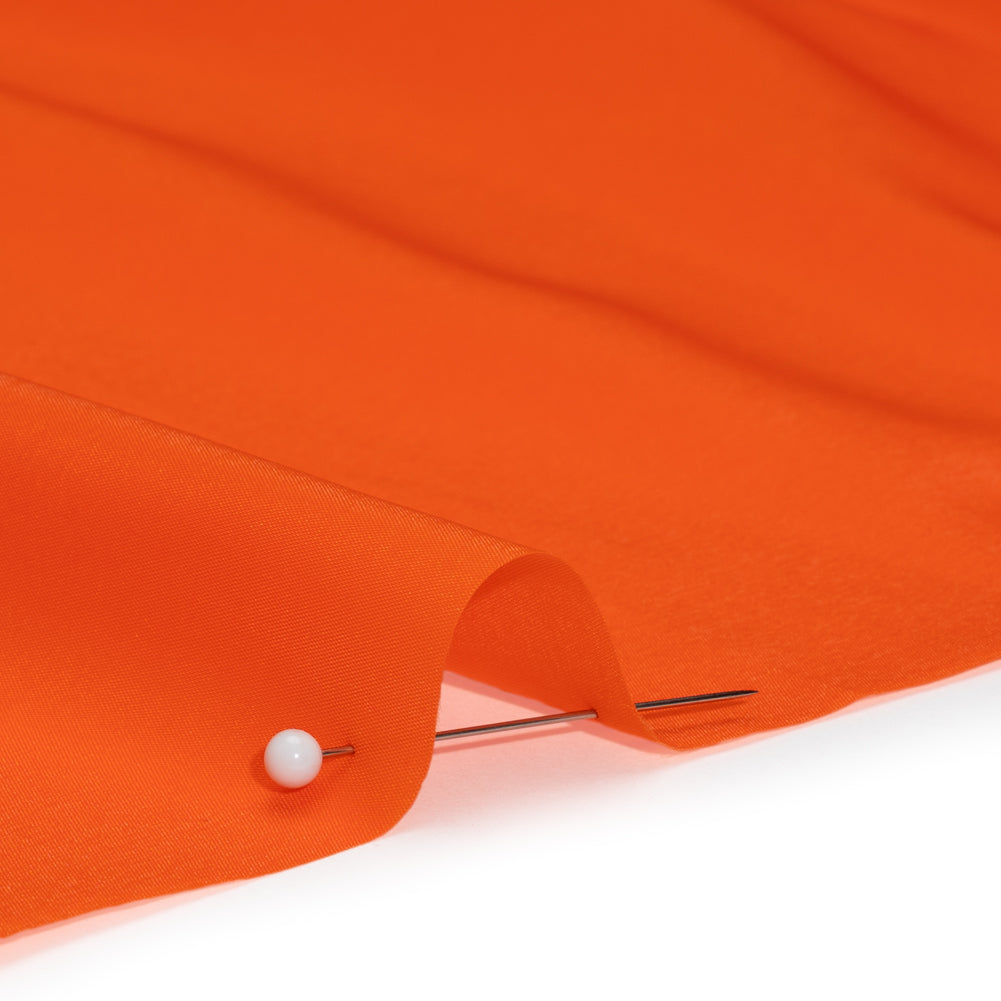 Stretch Polyester Twill Lining - Orange - Josephine Collection Stretch Polyester Twill Lining - Orange - Josephine Collection