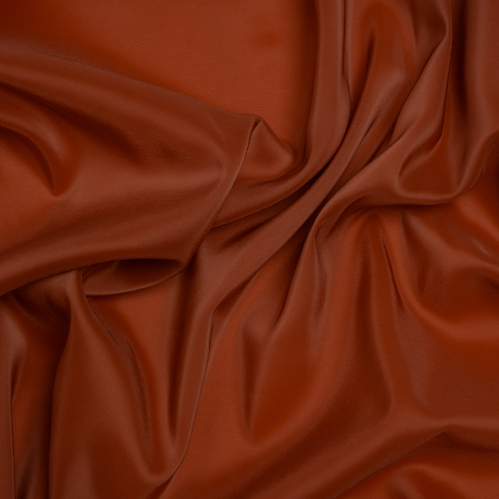 Stretch Polyester Twill Lining - Rust - Josephine Collection Stretch Polyester Twill Lining - Rust - Josephine Collection