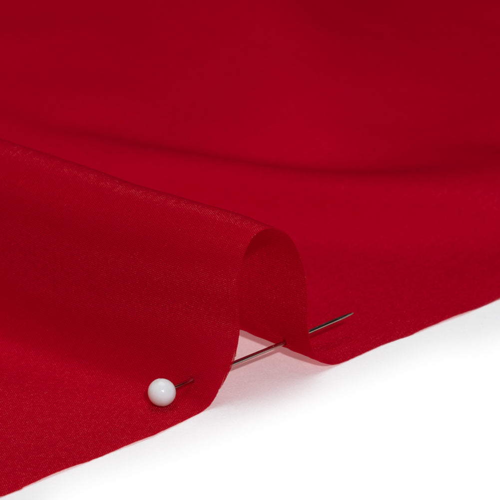 Stretch Polyester Twill Lining - Red - Josephine Collection Stretch Polyester Twill Lining - Red - Josephine Collection