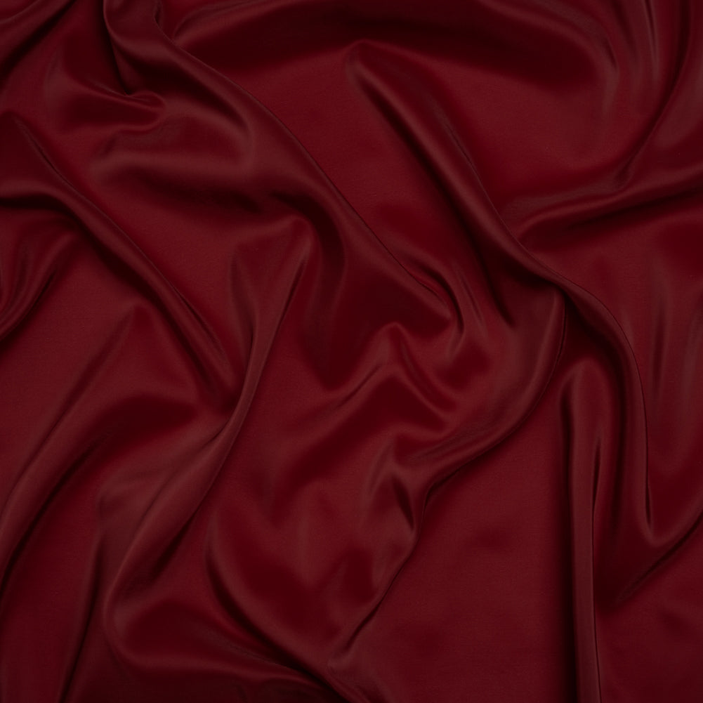 Stretch Polyester Twill Lining - Burgundy - Josephine Collection Stretch Polyester Twill Lining - Burgundy - Josephine Collection