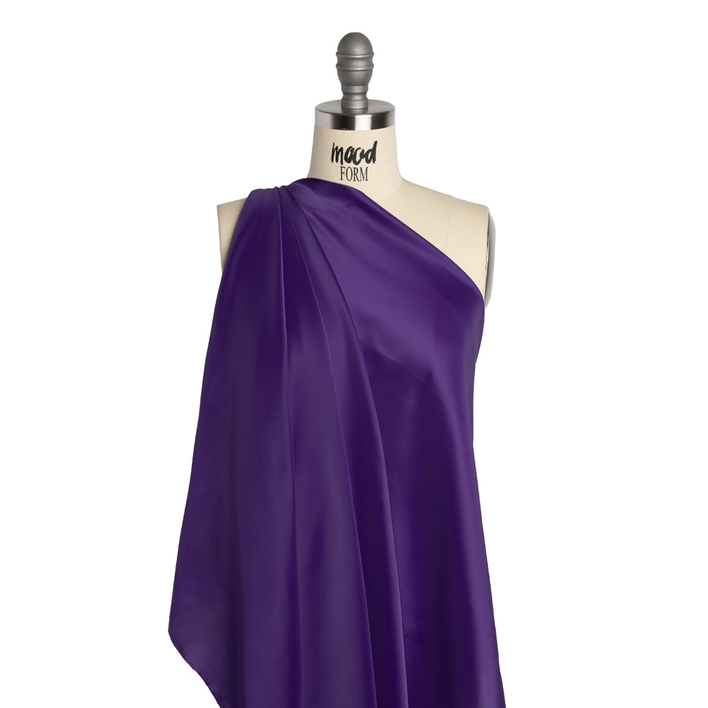 Stretch Polyester Twill Lining - Royal Purple - Josephine Collection Stretch Polyester Twill Lining - Royal Purple - Josephine Collection