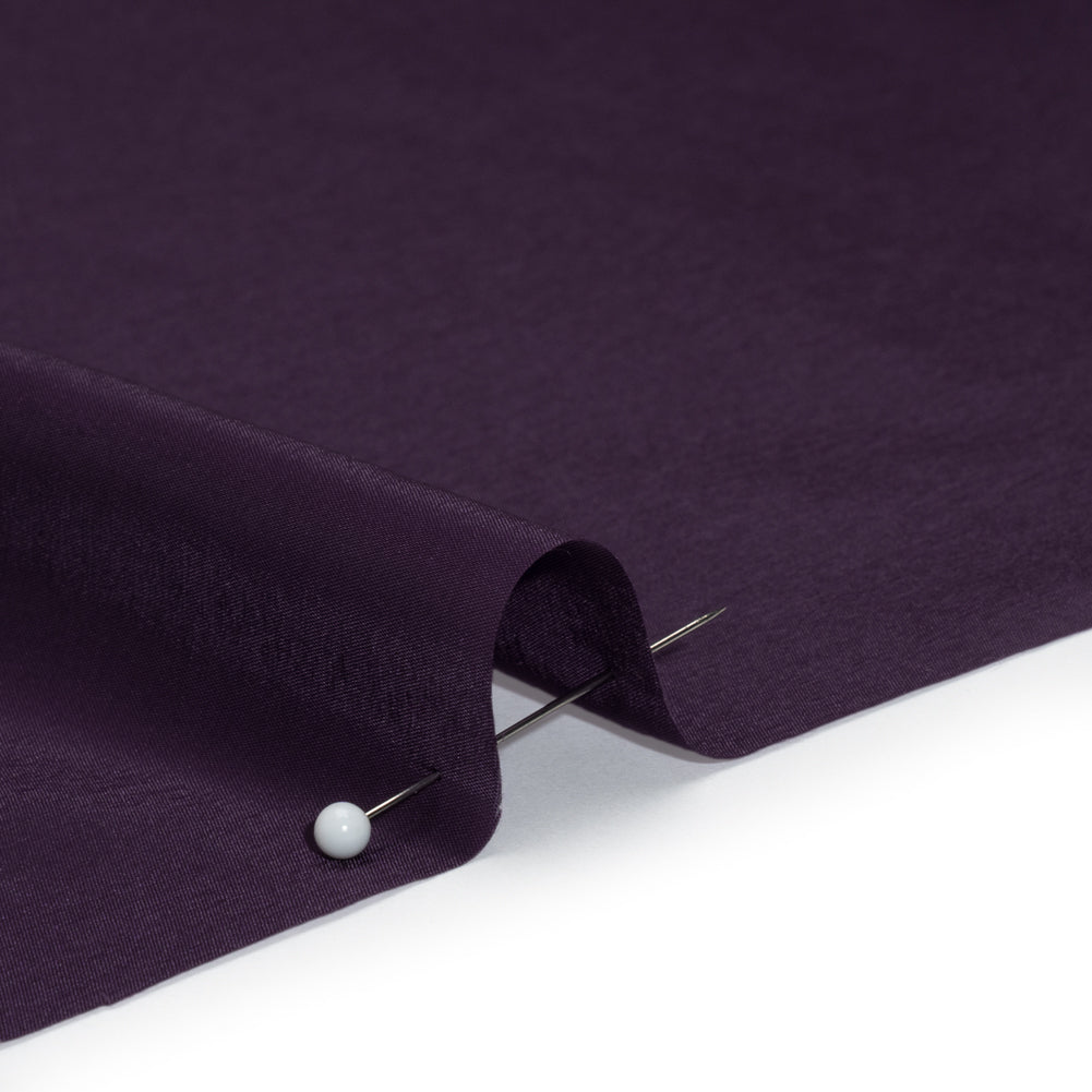 Stretch Polyester Twill Lining - Eggplant - Josephine Collection Stretch Polyester Twill Lining - Eggplant - Josephine Collection