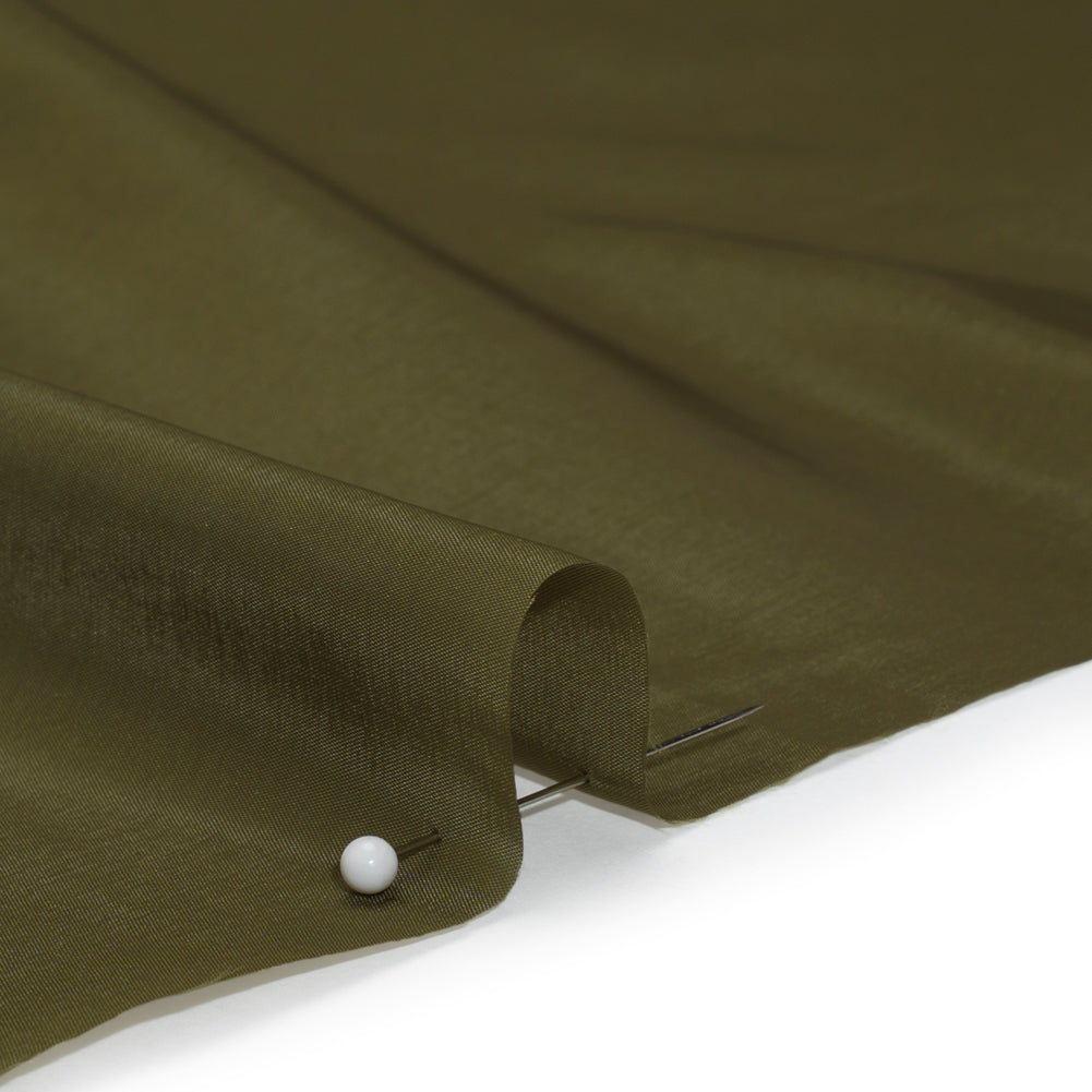 Stretch Polyester Twill Lining - Olive - Josephine Collection Stretch Polyester Twill Lining - Olive - Josephine Collection