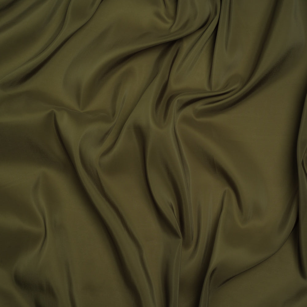 Stretch Polyester Twill Lining - Olive - Josephine Collection Stretch Polyester Twill Lining - Olive - Josephine Collection