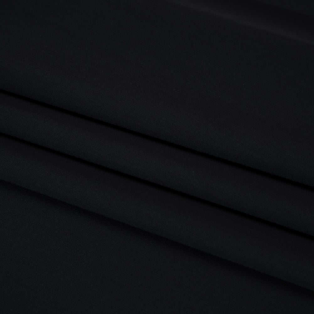 100% Recycled Stretch Nylon Swimwear Tricot, UV Protective - Nero - Mykonos Collection 100% Recycled Stretch Nylon Swimwear Tricot, UV Protective - Nero - Mykonos Collection